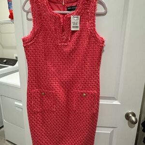 Karl Lagerfeld Pink Sheath Mini Dress